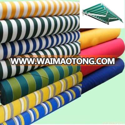 100% Solution dyed acrylic awning fabric